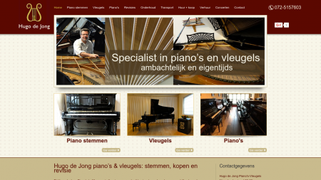 Hugo de Jong piano’s & vleugels
