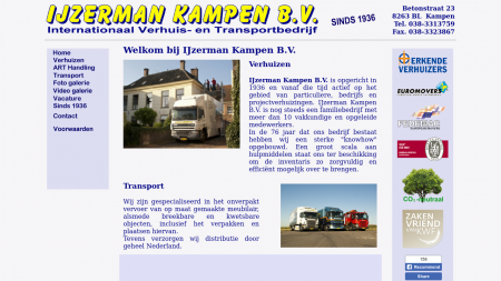 IJzerman Kampen BV Verhuis- & Transportbedrijf