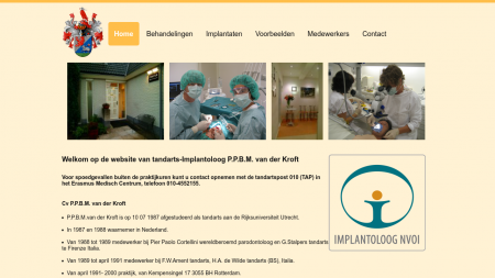 Kroft P P B M van der Tandarts Implantoloog