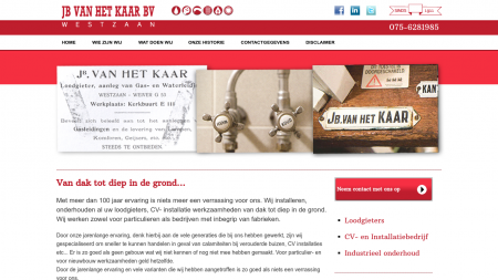 Kaar Loodgieters CV en Installatiebedrijf BV J B vh