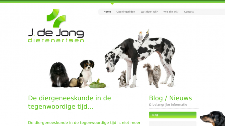 Dierenartsen J de Jong