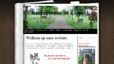 logo Kattenpension De Knapzak