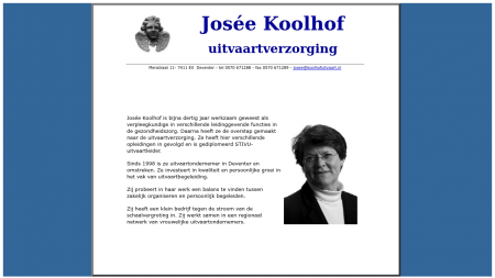 Koolhof Persoonlijke Uitvaartverzorging Josée