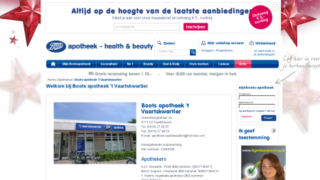 Vaartskwartier Boots Apotheek  't