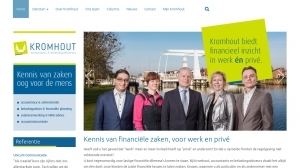 logo Kromhout, accountants  en belastingadviseurs