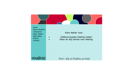 Cursus kleding maken MO-dice