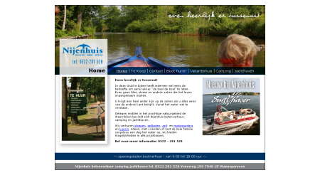 Nijenhuis Botenverhuur Camping