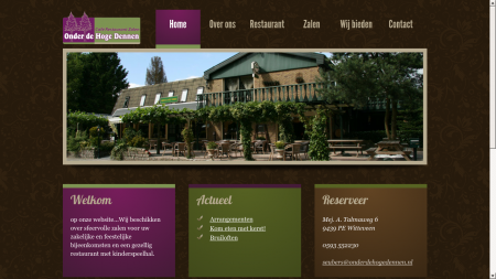 Onder de Hoge Dennen Café Restaurant - Zalencentrum