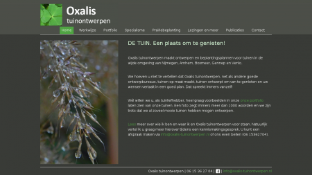 Oxalis Tuinontwerpen Cursussen en Workshops