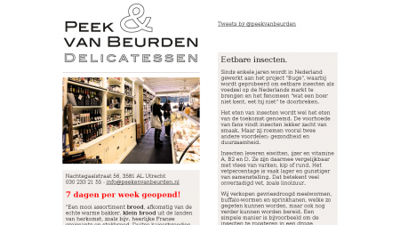Delicatessen  Peek & Van Beurden