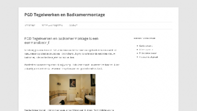 logo PGD Tegelwerken en Badkamermontage