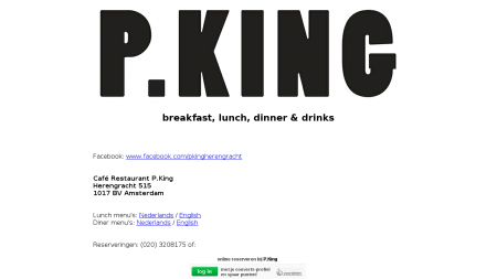 King Restaurant P