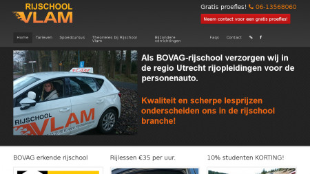 Rijschoolvlam