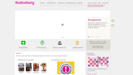 DA Rodenburg Parfumerie Cadeaushop Schoonheidssalon en Afslankstudio