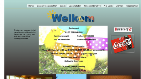 Live-Cooking Buffet Restaurant Rust een Weinig