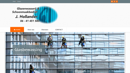 Glazenwasserij & Schoonmaakbedrijf J Hollander