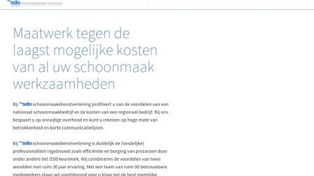 SDO Schoonmaakdienstverlening