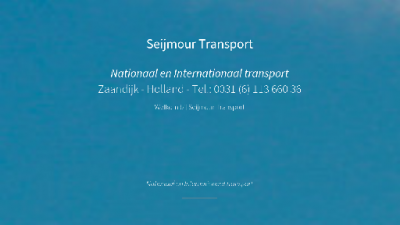 logo Seijmour Transport BV