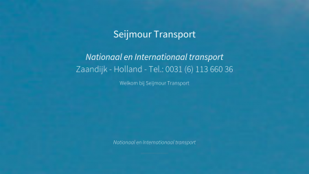 Seijmour Transport BV