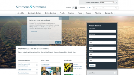 Simmons & Simmons LLP Advocaten Notarissen Belastingadviseurs