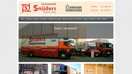 Snijders Verhuisbedrijf Sinds 1903