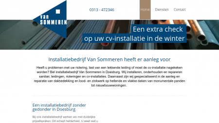 Sommeren BV Loodgieter CV Installatie Van