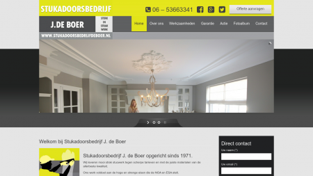 Stukadoorsbedrijf J de Boer