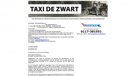 Taxi De Zwart