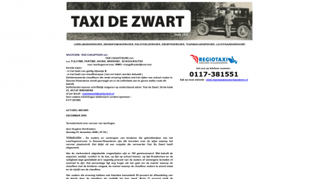 Taxi  De Zwart