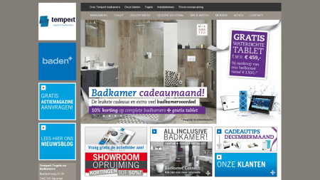 Tempert Badkamers/Sanitair en Tegels