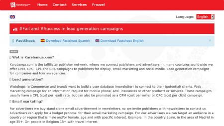 Testnet Online Advertising