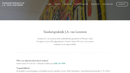 Tandartspraktijk J A van Leeuwen