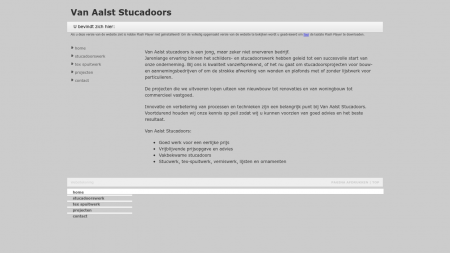 Aalst Stucadoors Van