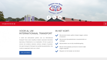 Gerwin van Beek Int. Veetransport