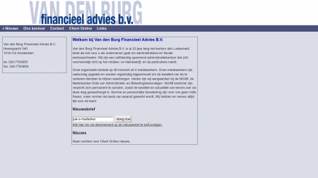 Burg Financieel Advies BV vd
