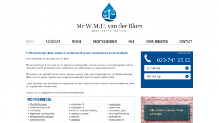 Blom BV Advocatenpraktijk Mr W M U van der
