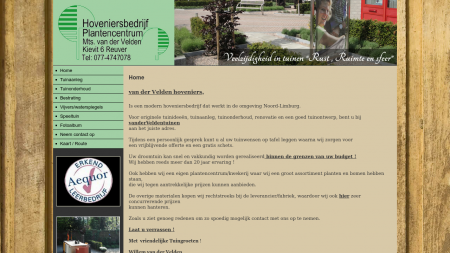 Hoveniersbedrijf Plantencentrum Velden Van der