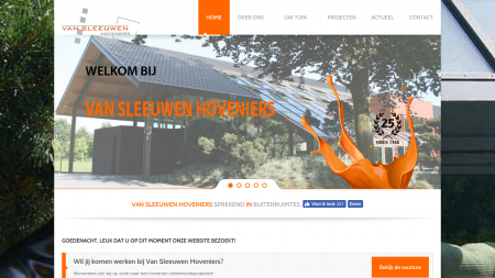 Sleeuwen Hoveniers BV Hoveniersbedrijf van