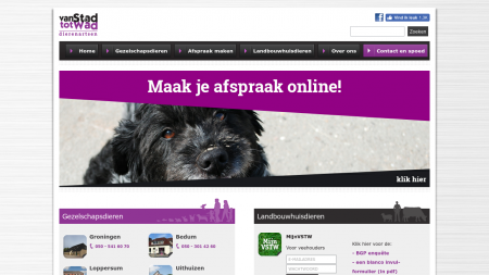 Dierenarts Diergezondheidscentrum Van Stad tot Wad