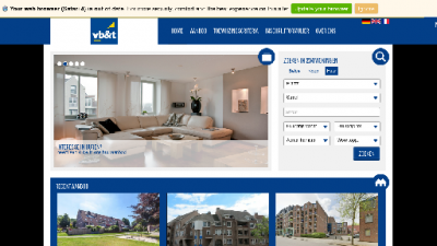 logo vb&t makelaars  bv