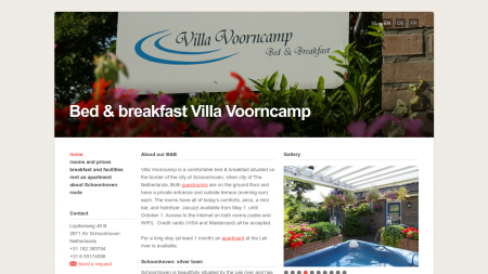 Bed & Breakfast Villa Voorncamp