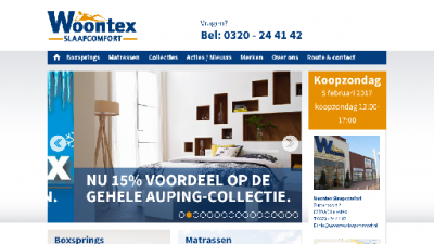 logo Woontex Slaapcomfort