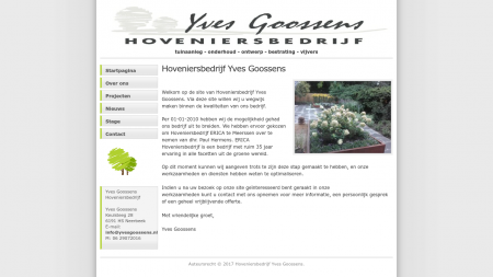 Goossens Hoveniersbedrijf Erica/Yves