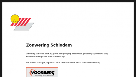 Zonwering Schiedam