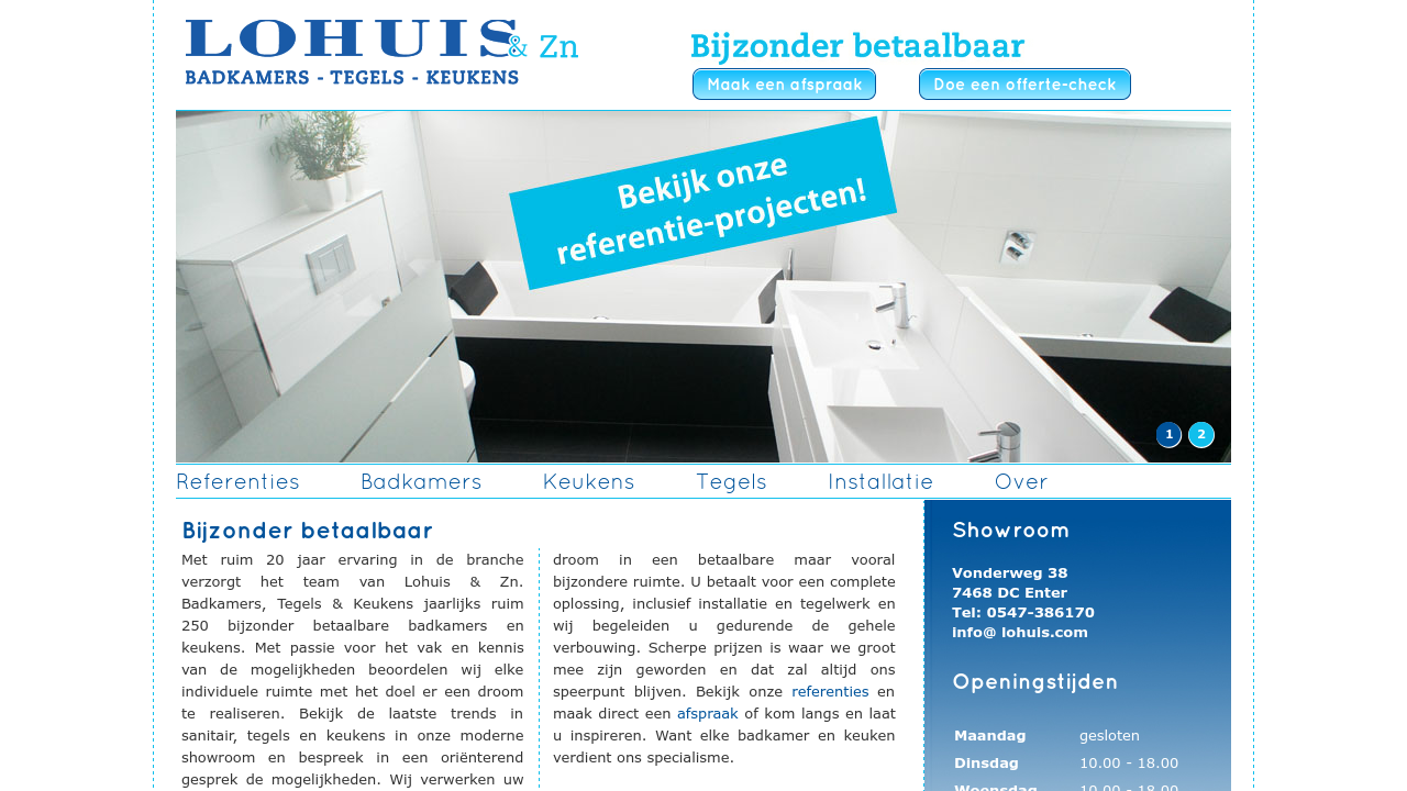 Lohuis Badkamers Tegels & Keukens: klantervaringen & recensies Lohuis Badkamers Tegels & Keukens: klantervaringen & recensies