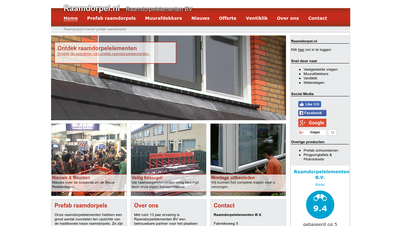 Raamdorpelelementen B.V.