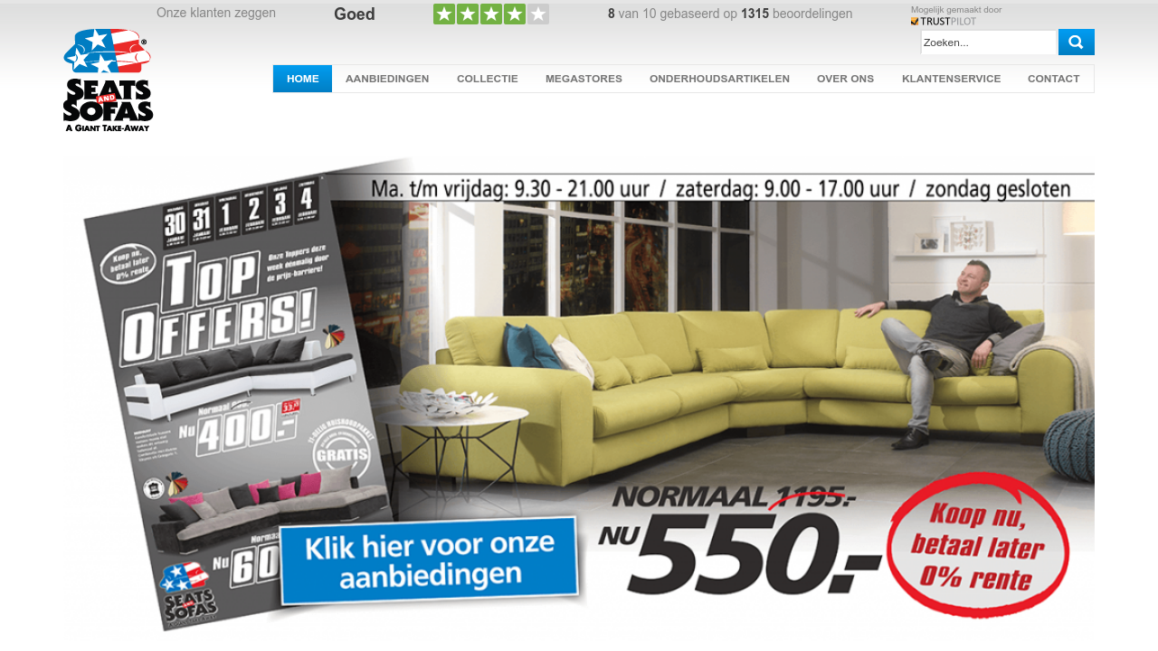 Seats and Sofas klantervaringen & recensies